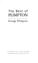 The Best of Plimpton George Plimpton Book Cover