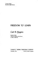 The Freedom to Learn Rogers, Carl R. Book Cover