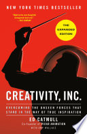 Creativity, Inc. (The Expanded Edition) Ed Catmull Book Cover
