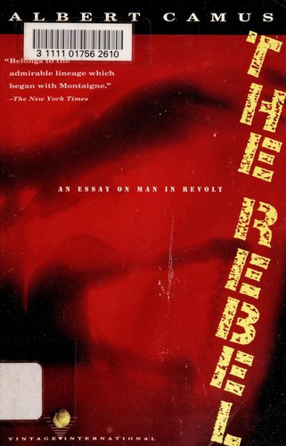The Rebel Albert Camus Book Cover