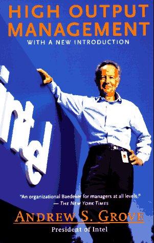 High Output Management Andrew S. Grove Book Cover