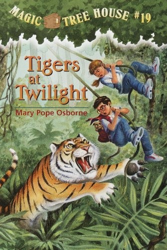 Tigers at Twilight Mary Pope Osborne Book Cover