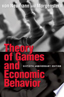 Theory of Games and Economic Behavior John Von Neumann Book Cover