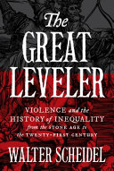 The Great Leveler Walter Scheidel Book Cover