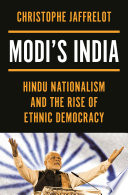 Modi's India Christophe Jaffrelot Book Cover