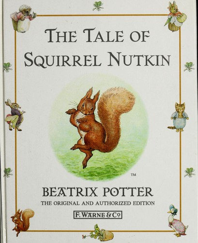 Tale of Squirrel Nutkin. Beatrix Potter Book Cover