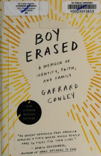 Boy Erased Garrard Conley Book Cover