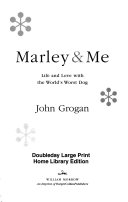 Marley & Me John Grogan Book Cover