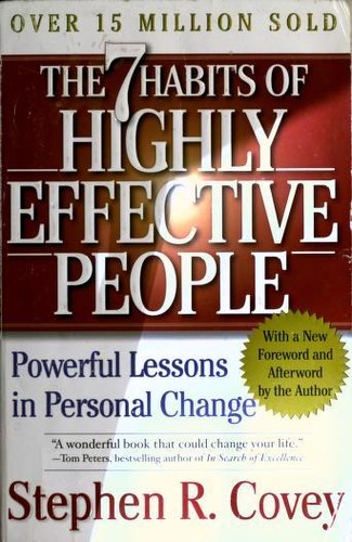 The 7 Habits of Highly Effective People Stephen R. Covey Book Cover