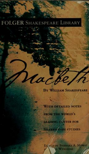 The Tragedy of Macbeth William Shakespeare Book Cover