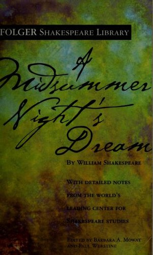 A Midsummer Night's Dream (New Folger Library Shakespeare) William Shakespeare Book Cover