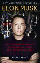 Elon Musk Ashlee Vance Book Cover