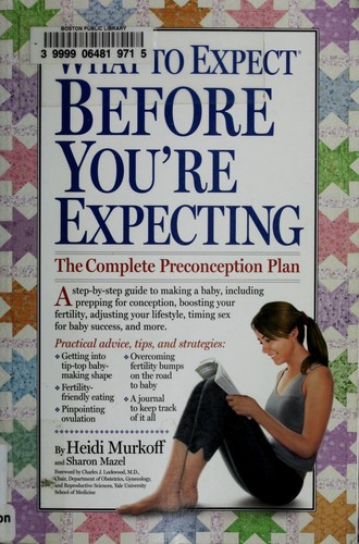What to Expect Before You're Expecting Heidi Murkoff Book Cover
