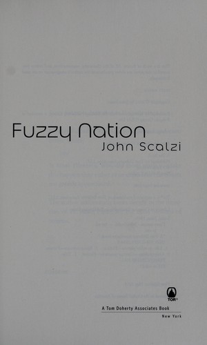 Fuzzy Nation John Scalzi Book Cover