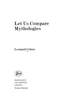 Let Us Compare Mythologies Leonard Cohen Book Cover