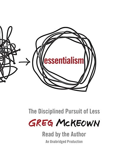 Essentialism Greg McKeown Book Cover