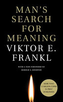 Man's Search for Meaning Viktor Emil Frankl Book Cover