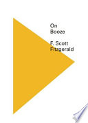 On Booze Francis Scott Fitzgerald Book Cover