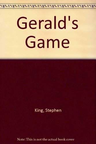 Gerald's Game Stephen King Book Cover