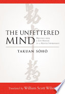 The Unfettered Mind Takuan Soho Book Cover