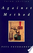 Against Method Paul Feyerabend Book Cover