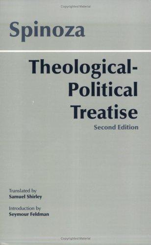 Theological-Political Treatise Baruch Spinoza Book Cover