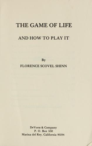 The Game of Life and How to Play It Florence Scovel-Shinn Book Cover