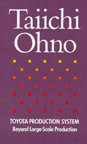 Toyota Production System Taiichi Ōno Book Cover