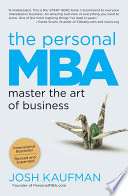 The Personal MBA Josh Kaufman Book Cover