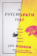 The Psychopath Test Jon Ronson Book Cover