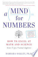A Mind For Numbers Barbara Oakley, PhD Book Cover