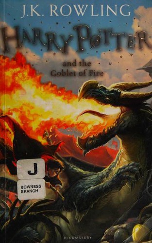 Harry Potter and the Goblet of Fire J. K. Rowling Book Cover