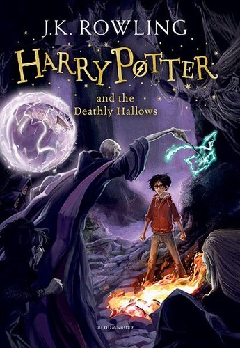 Harry Potter and the Deathly Hallows J. K. Rowling Book Cover