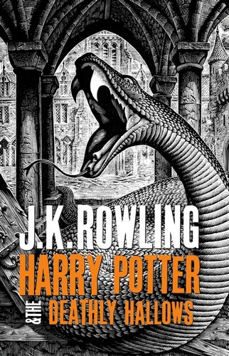 Harry Potter & the Deathly Hallows J. K. Rowling Book Cover