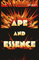 Ape and Essence Aldous Huxley Book Cover