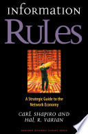 Information Rules Carl Shapiro Book Cover