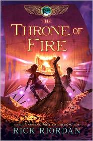 Throne of Fire Rick Riordan Book Cover