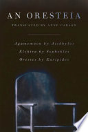 Oresteia Aeschylus Book Cover