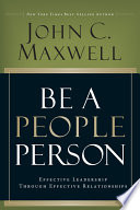 Be A People Person John C. Maxwell Book Cover