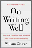 On Writing Well William Knowlton Zinsser Book Cover