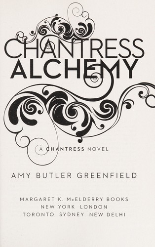 Chantress Alchemy Amy Butler Greenfield Book Cover