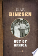 Out Of Africa Isak Dinesen Book Cover