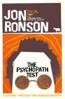 The Psychopath Test Jon Ronson Book Cover