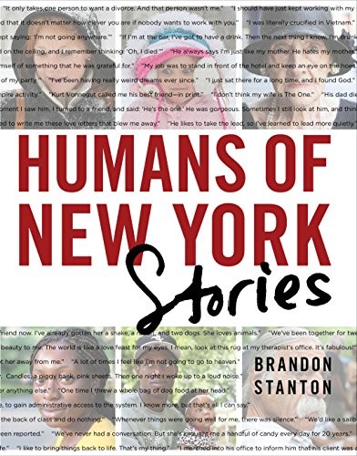 Humans Of New York The Stories Brandon Stanton Book Cover