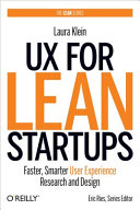 UX for Lean Startups Laura Klein Book Cover