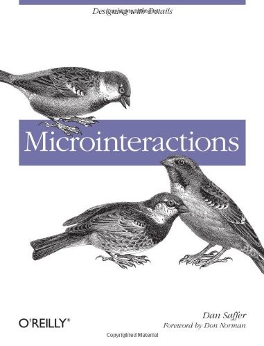 Microinteractions Dan Saffer Book Cover