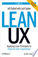 Lean UX Jeff Gothelf Book Cover