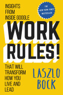 Work Rules! Laszlo Bock Book Cover