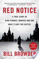 Red Notice Bill Browder Book Cover