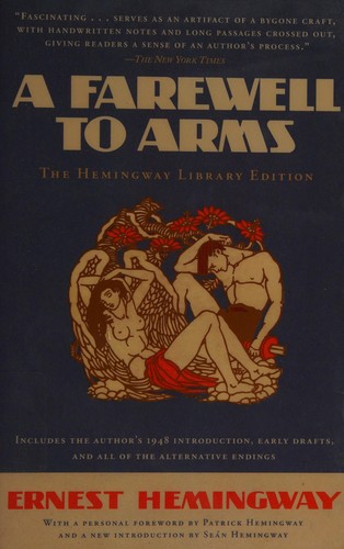 A Farewell to Arms Ernest Hemingway Book Cover